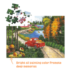 Pitoies Dementia Puzzle 64 Piece - Lakeside Vacation