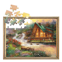 Pitoies 64 Piece Dementia Jigsaw Puzzle - Autumn Courtyard