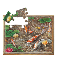 Pitoies 16 Piece Dementia Jigsaw Puzzle - Fish Party