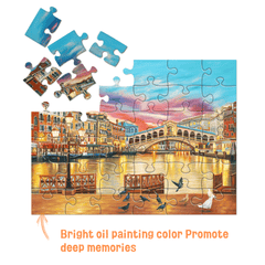 Pitoies 36 Piece Dementia Jigsaw Puzzle - Dream City