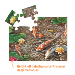 Pitoies 16 Piece Dementia Jigsaw Puzzle - Fish Party