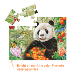 Pitoies 16 Piece Dementia Jigsaw Puzzle - Fruit Panda