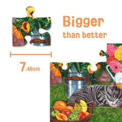 Pitoies 16 piece Dementia Jigsaw Puzzle - Sleepy Kitten